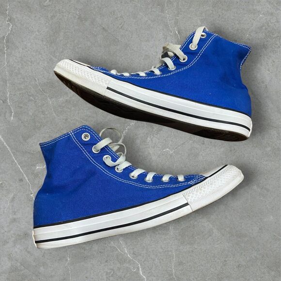 Converse All Star Chuck Taylor Hi Royal Blue Casual Sneakers Mens 8 Womens 10 - Picture 1 of 8